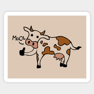 Mool / Cool Cow Thumbs Up Magnet